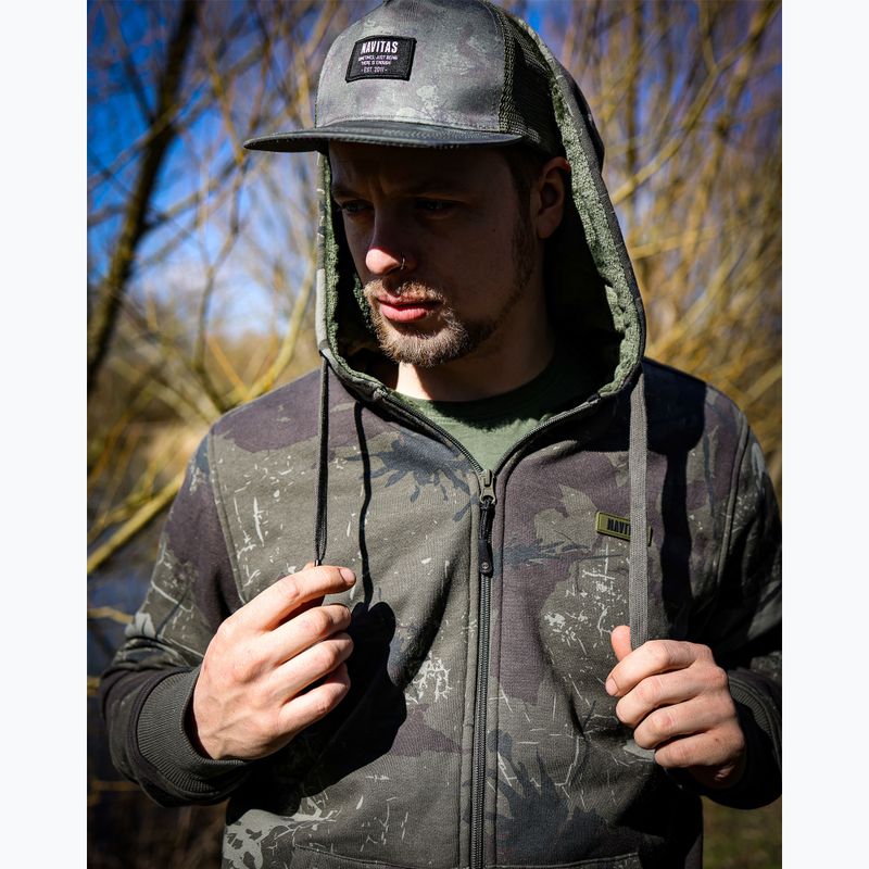 Pánska mikina Navitas Identity Sherpa Hoody camo 6