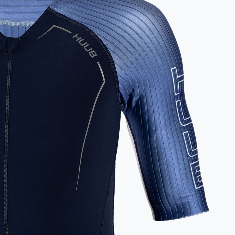 Pánsky triatlonový oblek HUUB Anemoi Aero + Flatlock čierno-modrý ANEPF 3