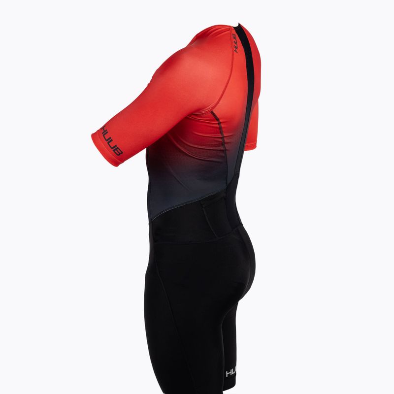 Pánsky triatlonový oblek HUUB Commit Long Course Suit čierno-červený COMLCS 3