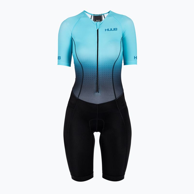 Dámsky triatlonový oblek HUUB Commit Long Course Suit čierno-modrý COMWLCS