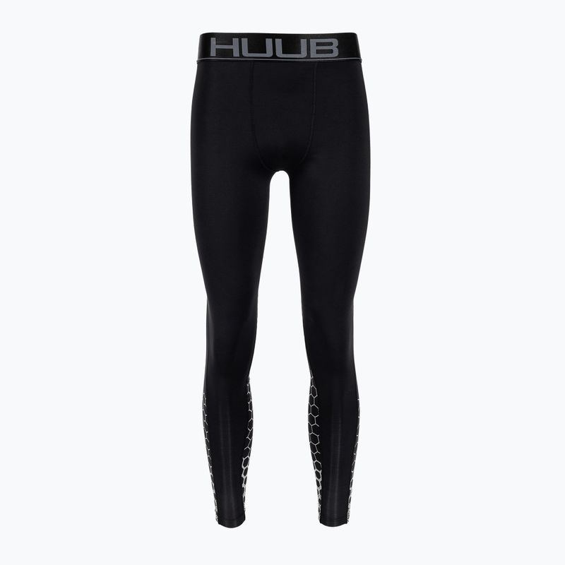 Pánske kompresné legíny HUUB Compression Tights čierne COMTIGHT