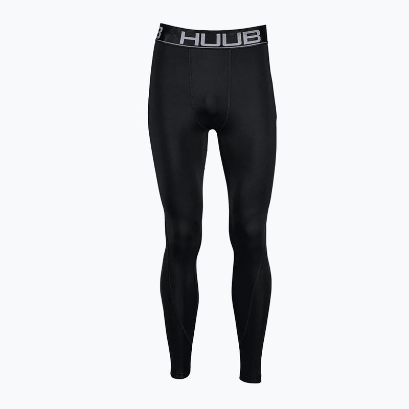 Pánske kompresné legíny HUUB Recovery Tights čierne RECTIGHT