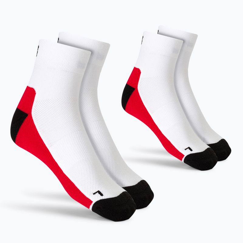 Bežecké ponožky HUUB 2 pack white RUNSOCK