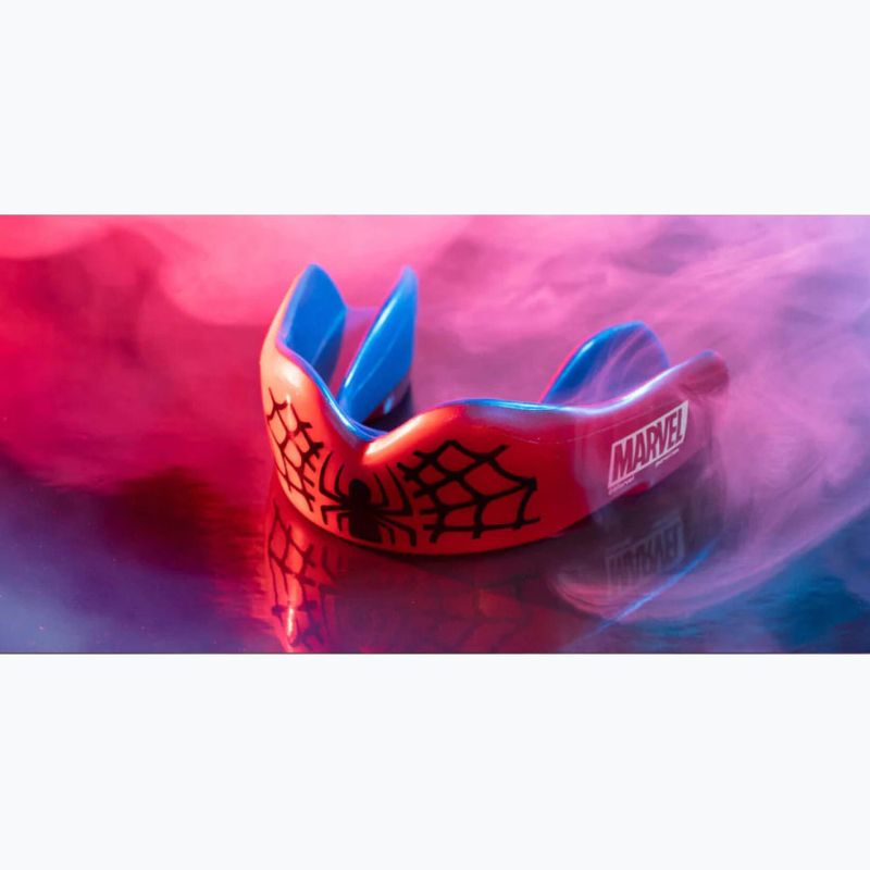 Detský chránič čeľuste SAFEJAWZ Marvel Spider Man red 3