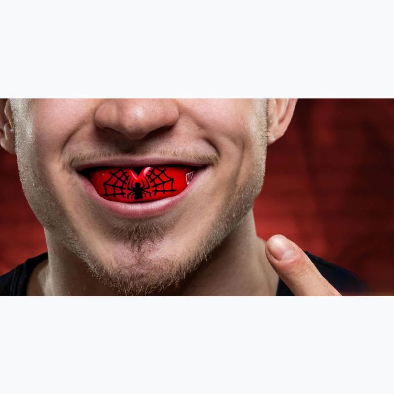 Detský chránič čeľuste SAFEJAWZ Marvel Spider Man red 4