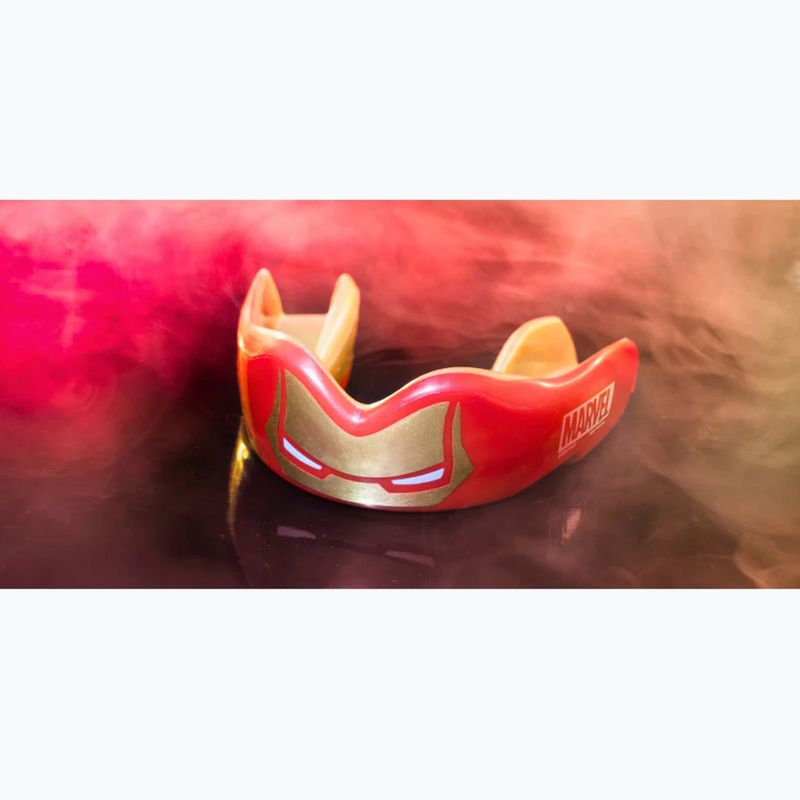 Detský chránič čeľuste SAFEJAWZ Marvel Iron Man red 4