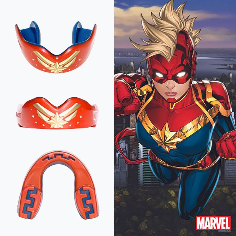 Chránič čeľuste SAFEJAWZ Marvel Captain Marvel červený 3