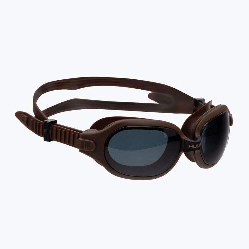 HUUB Retro hnedé plavecké okuliare A2-RETRO