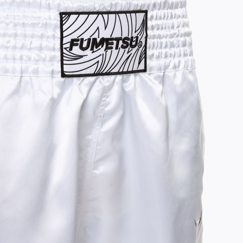 Pánske tréningové šortky FUMETSU Origins Muay Thai white 3
