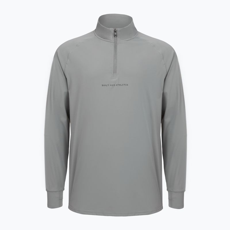 Pánska tréningová mikina Built For Athletes 1/4 Zip Pullover concrete 3