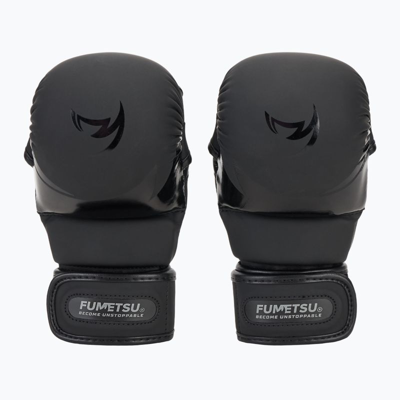 Rukavice MMA dziecięce FUMETSU Ghost S3 Sparring black/ black 2