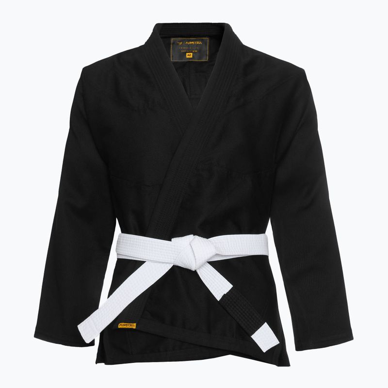 GI pre brazílske juu-jitsu FUMETSU Ghost V-Lite BJJ black/yellow 2