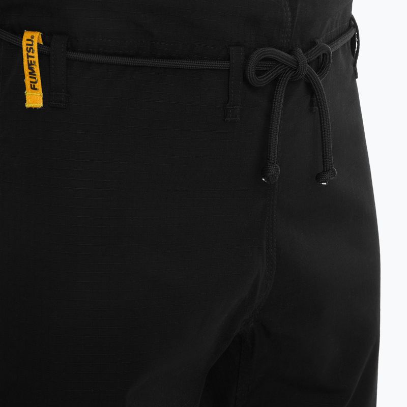 GI pre brazílske juu-jitsu FUMETSU Ghost V-Lite BJJ black/yellow 7