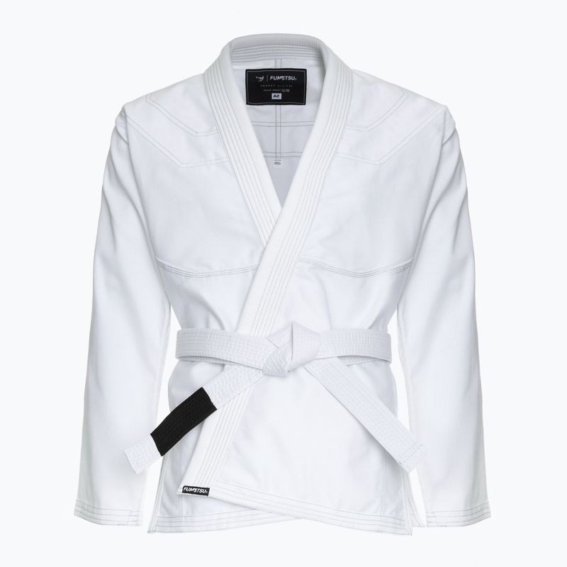 GI pre brazílske juu-jitsu FUMETSU Ghost V-Lite BJJ white/black 2