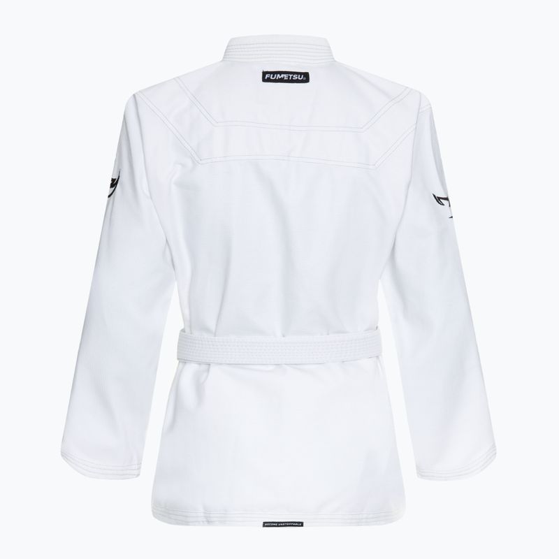 GI pre brazílske juu-jitsu FUMETSU Ghost V-Lite BJJ white/black 3