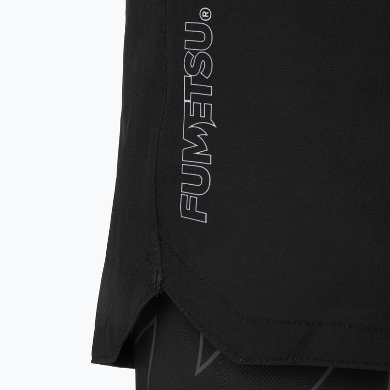 Pánske tréningové šortky FUMETSU Icon Dual Layer black 5