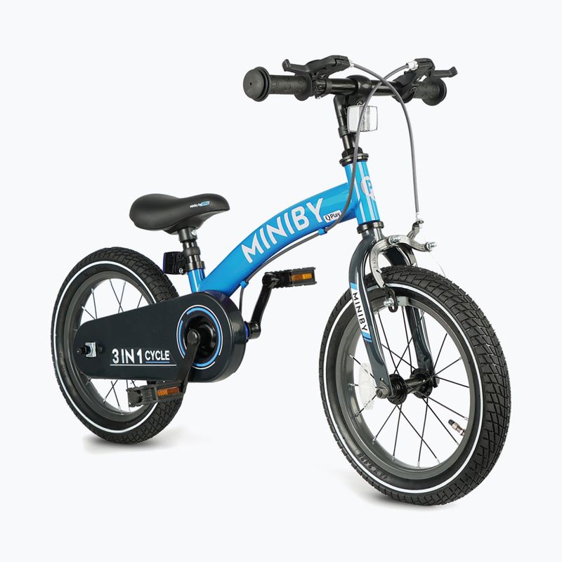 Detský bicykel Qplay Miniby 3v1 modrý 3