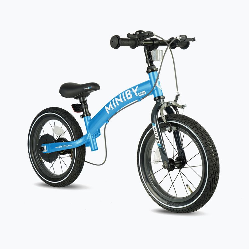 Detský bicykel Qplay Miniby 3v1 modrý 4