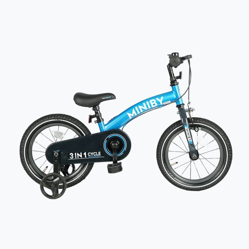 Detský bicykel Qplay Miniby 3v1 modrý 5
