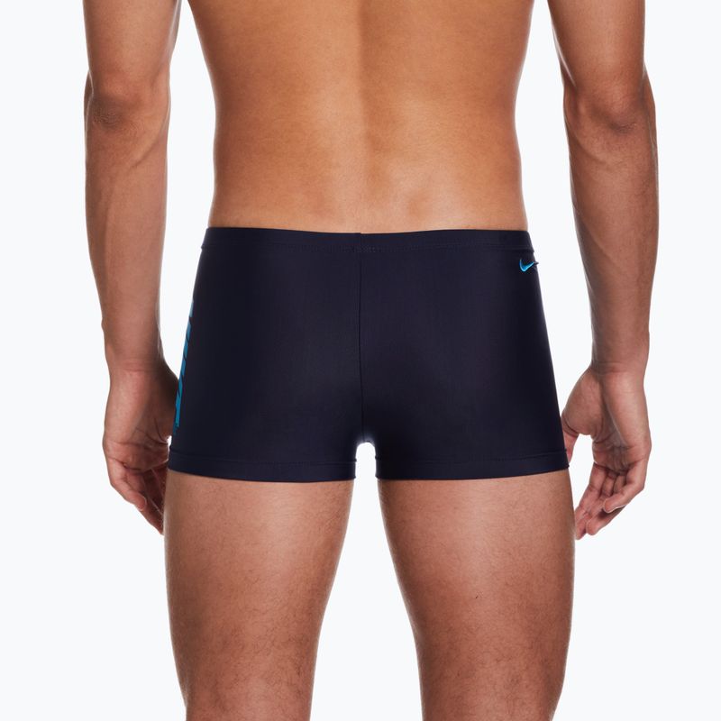 Pánske plavecké boxerky Nike Shift Square Leg navy blue NESSD638-440 6