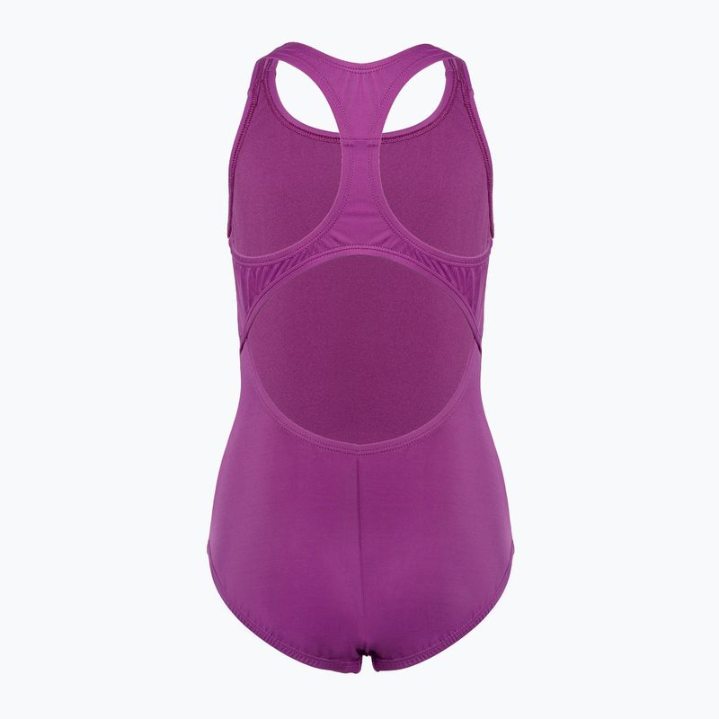 Detské jednodielne plavky Nike Essential Racerback bold berry 2