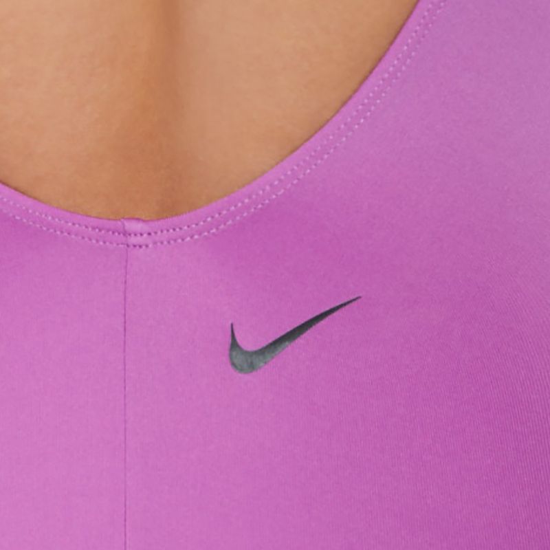 Dámske jednodielne plavky Nike Multi Logo U-Back fuchsia dream 8