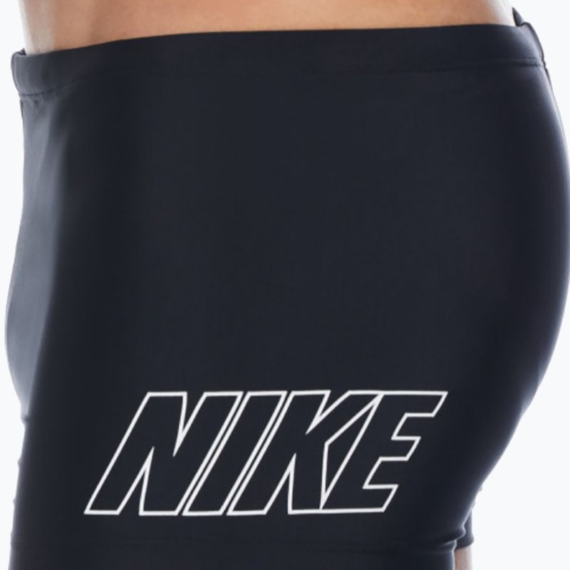 Pánske plavecké boxerky Nike Logo Square black 7