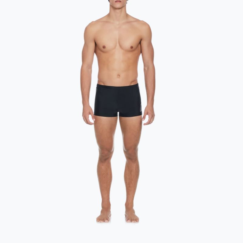 Pánske plavecké boxerky Nike Logo Square black 10