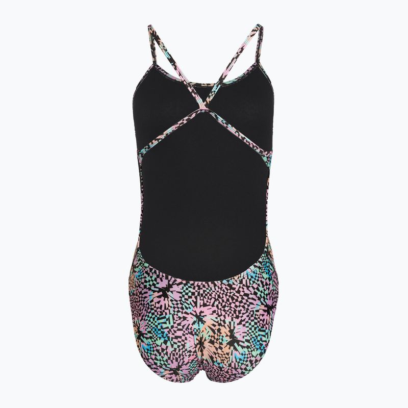 Dámske jednodielne plavky Nike Hydrastrong Multi Print pink bloom 2