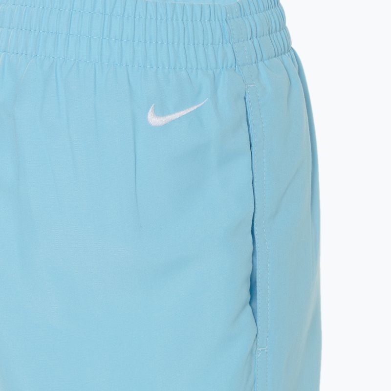 Detské plavecké šortky Nike Split Logo 4" Volley aquarius blue 4