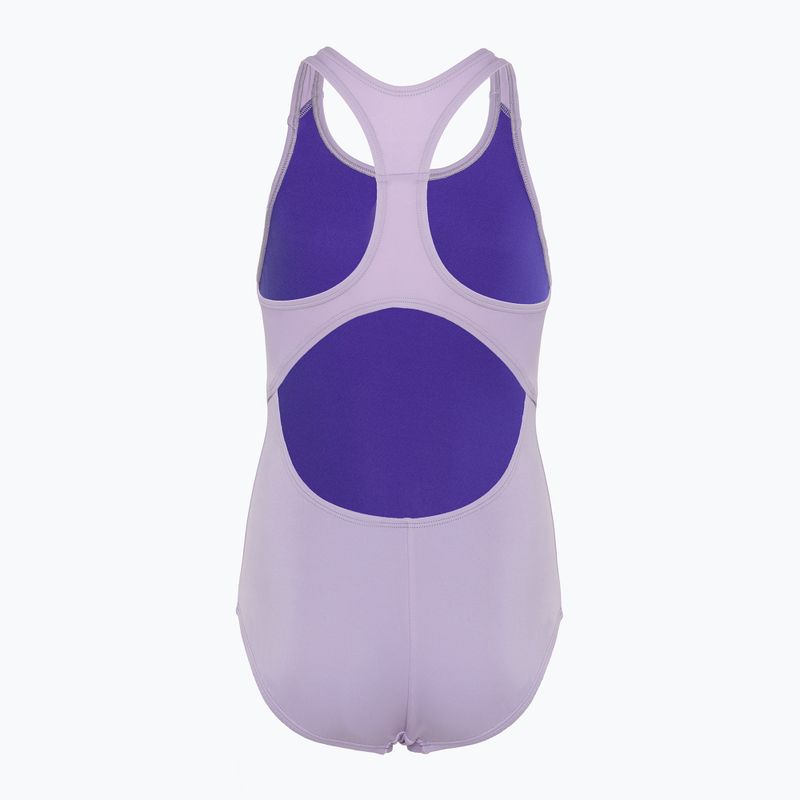 Detské jednodielne plavky Nike Essential Racerback lila bloom 2