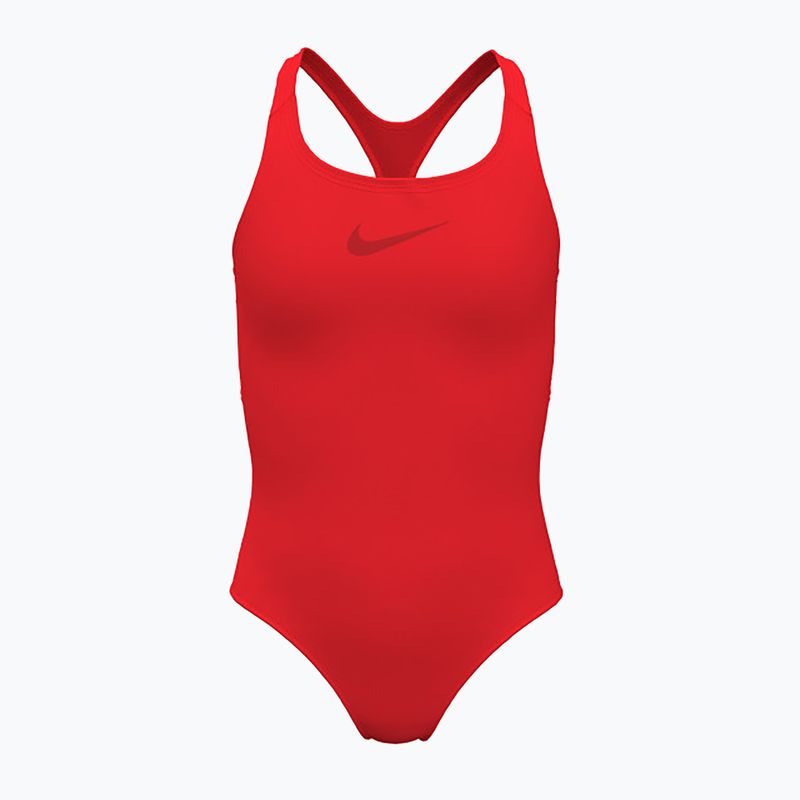 Detské jednodielne plavky Nike Essential Racerback light crimson 4