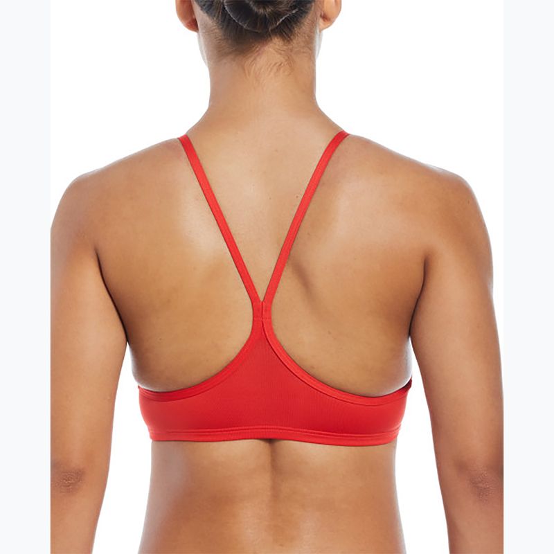 Dámske dvojdielne plavky Nike Essential Sports Bikini light crimson 7