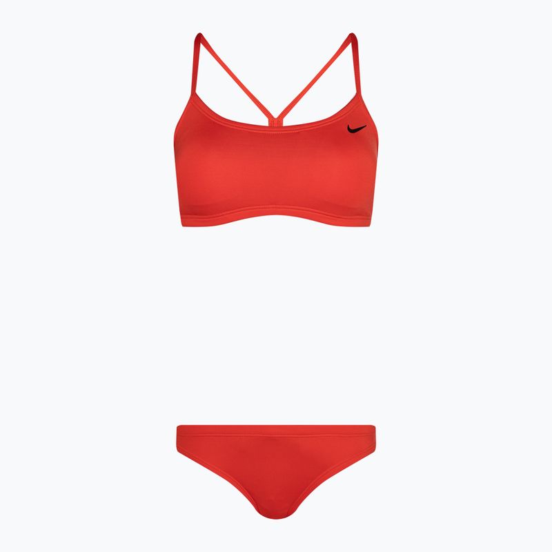 Dámske dvojdielne plavky Nike Essential Sports Bikini light crimson