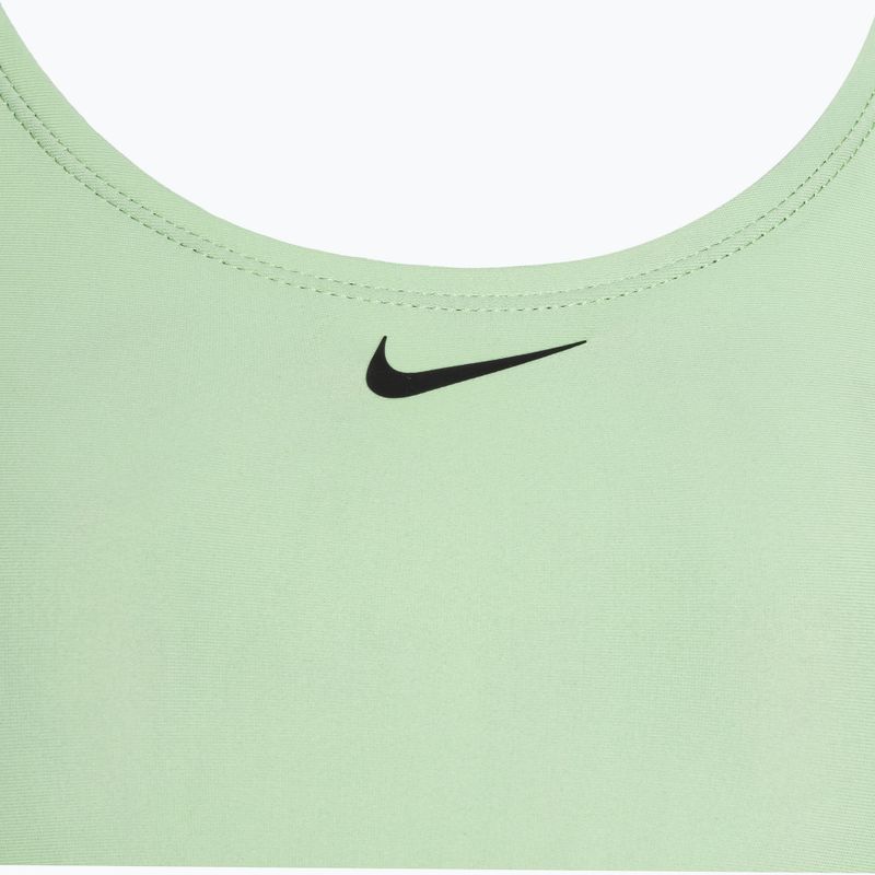 Dámske jednodielne plavky Nike Logo Tape Fastback vapor green 3
