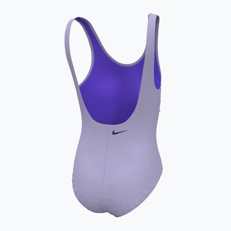 Detské jednodielne plavky Nike Multi Logo U-Back lila bloom 6