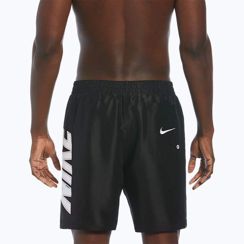 Pánske plavecké šortky Nike Big Block 7" Volley black 6