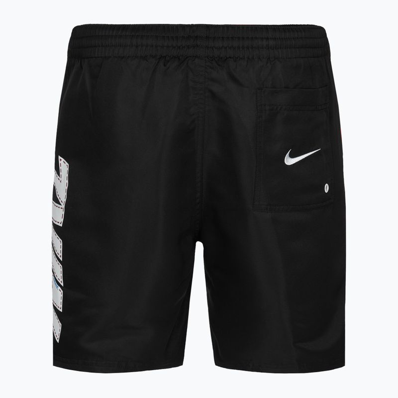 Pánske plavecké šortky Nike Big Block 7" Volley black 2