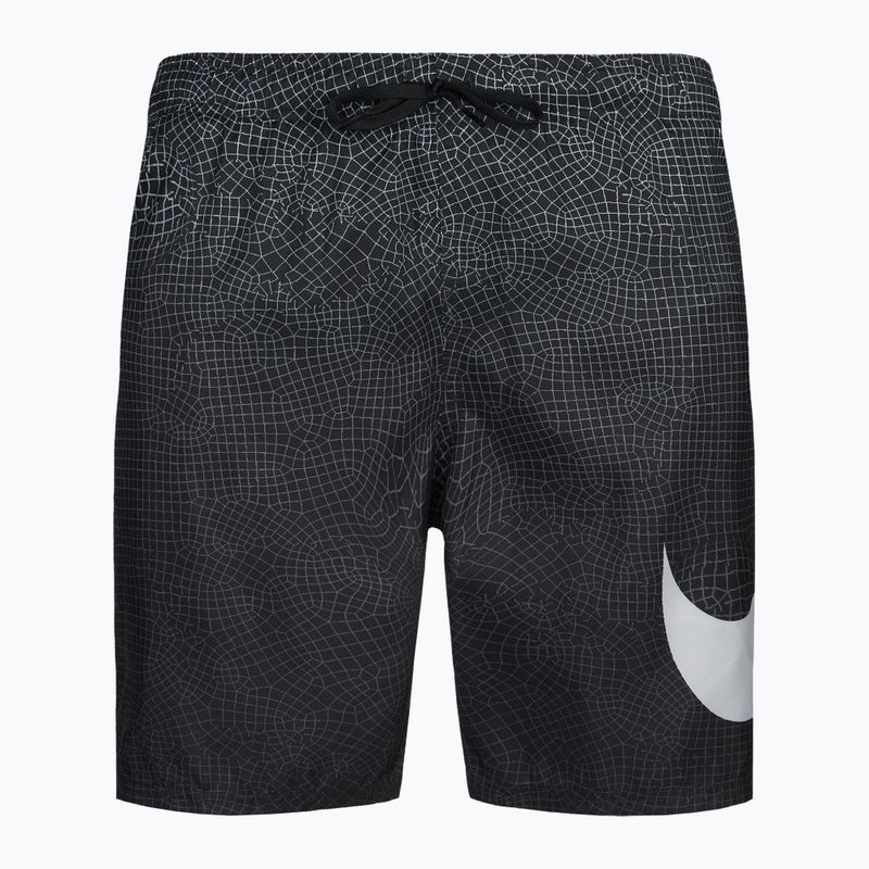 Pánske plavecké šortky Nike Grid Swoosh Breaker 9" Volley black