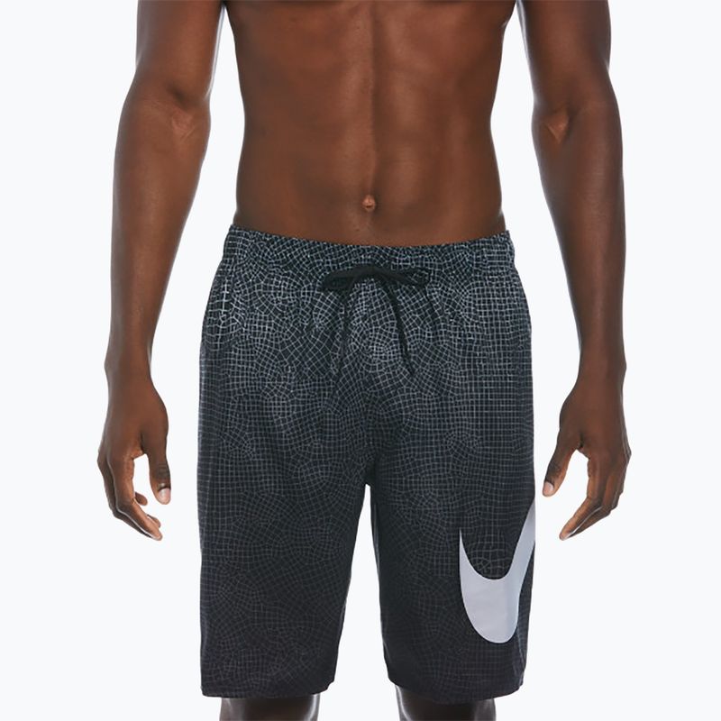 Pánske plavecké šortky Nike Grid Swoosh Breaker 9" Volley black 5