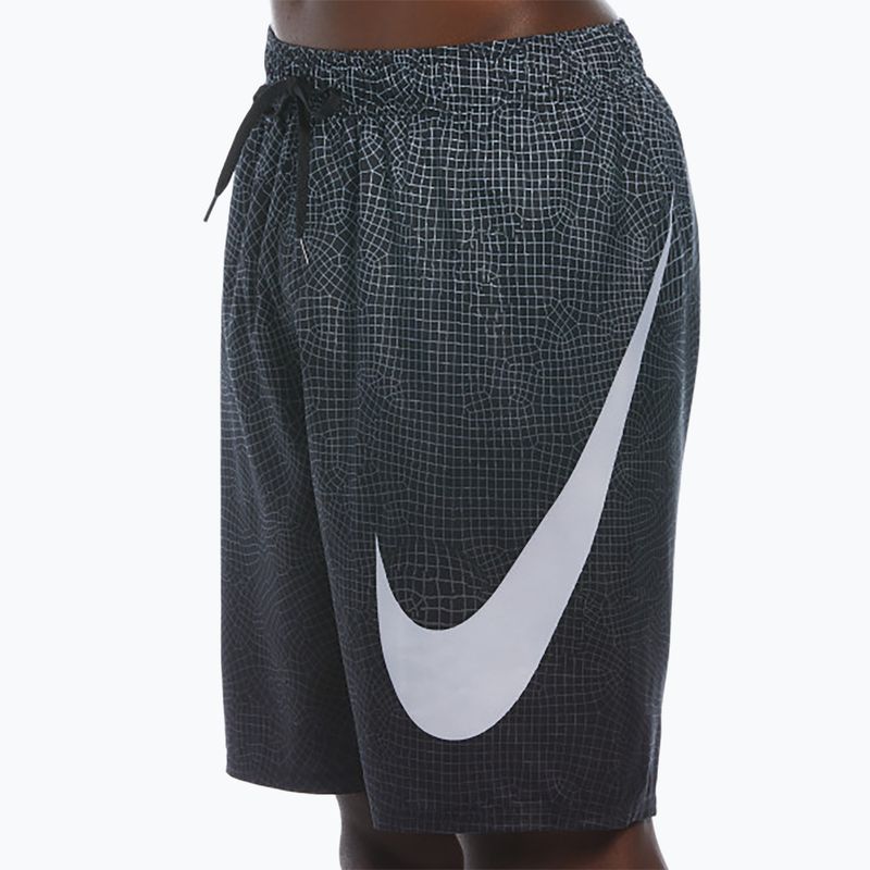 Pánske plavecké šortky Nike Grid Swoosh Breaker 9" Volley black 7