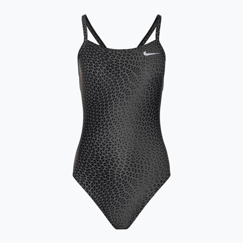 Dámske jednodielne plavky Nike Hydrastrong Delta Racerback black