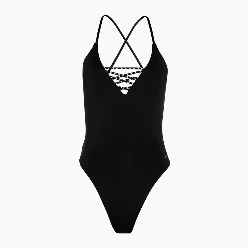 Dámske jednodielne plavky Nike Sneakerkini 2.0 Croccback black