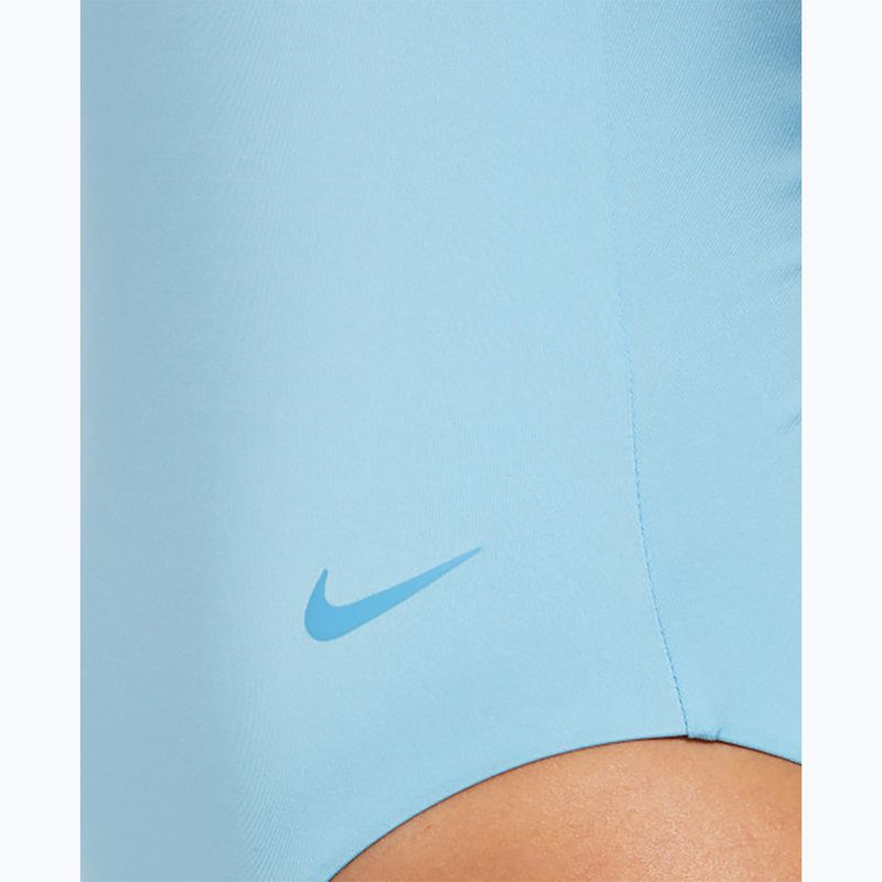 Dámske jednodielne plavky Nike Sneakerkini 2.0 Croccback aquarius blue/scuba blue 5