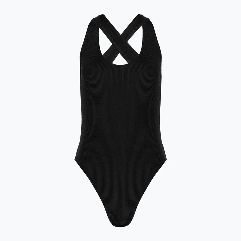 Jednodielne plavky Nike Elevated Essential Pucker Crossback black