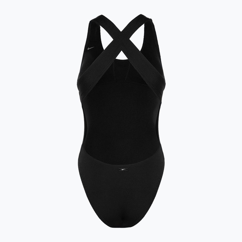 Jednodielne plavky Nike Elevated Essential Pucker Crossback black 2