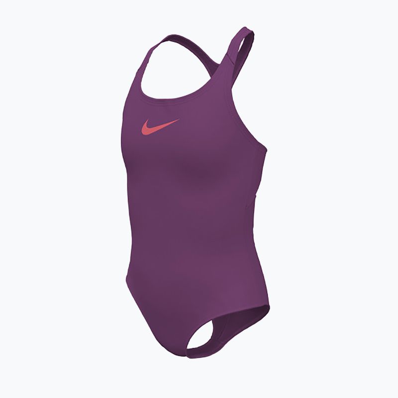 Detské jednodielne plavky Nike Essential Racerback hot fuchsia 3