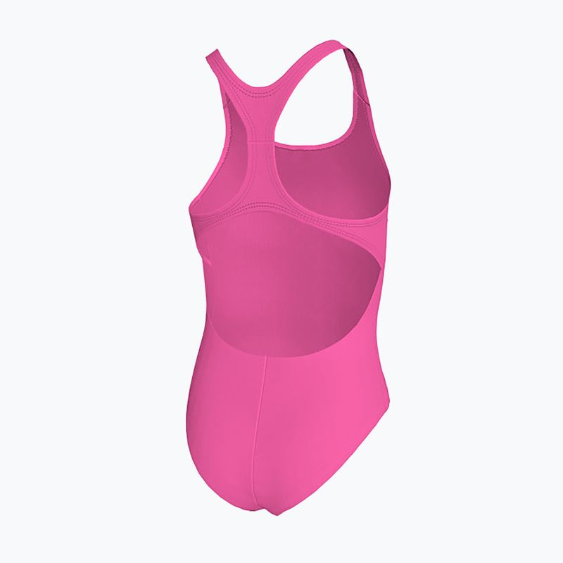 Detské jednodielne plavky Nike Essential Racerback hyber pink 2