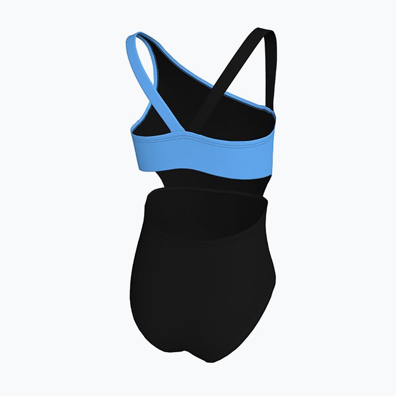 Detské plavky Nike Color Block Asymmetrical Monokini Black 2