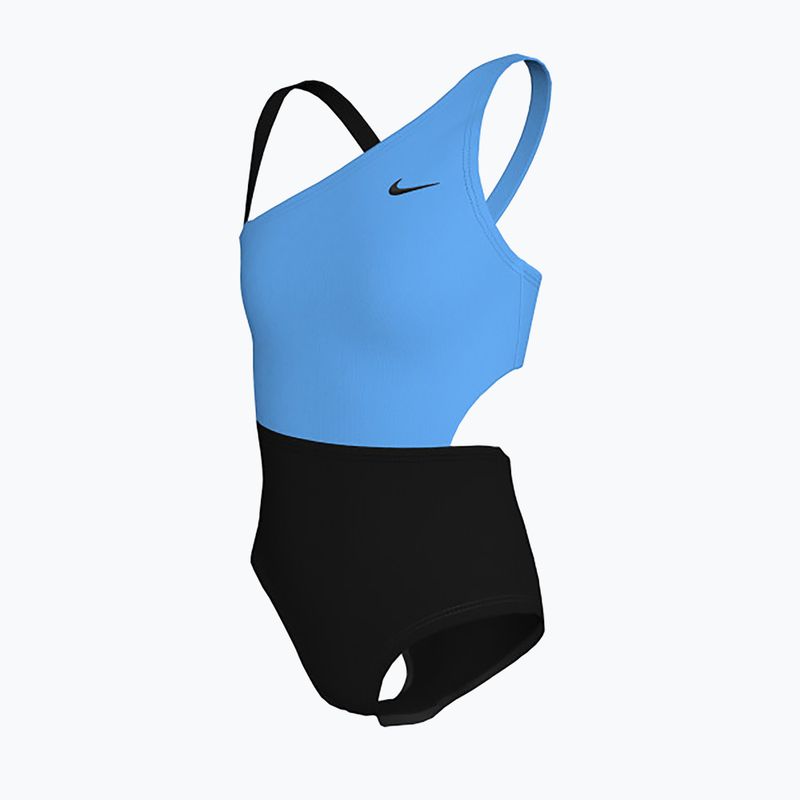 Detské plavky Nike Color Block Asymmetrical Monokini Black 3